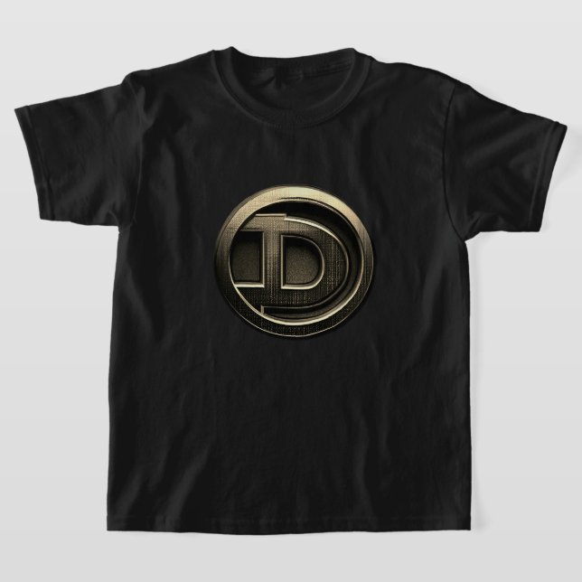 T-shirt pour l'insigne Super Héros "D" (Poser)