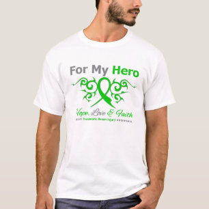 T-shirt Pour ma lésion cérébrale traumatique de ruban