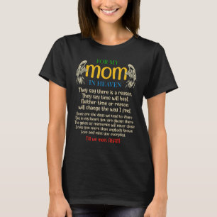 T-shirt Pour Ma Mère Dans Le Ciel Aime Ma Mère Tant Manqua