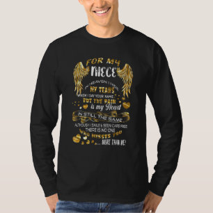 T-shirt Pour Ma Nièce Au Ciel Qui Vous Manque Plus Que Moi