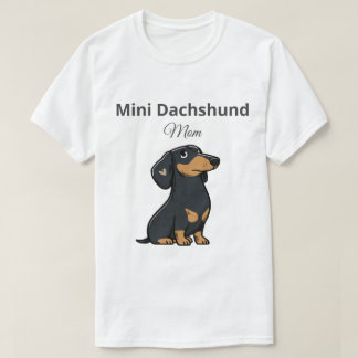 T-shirt pour maman de Mini Dachshund Cadeau mignon