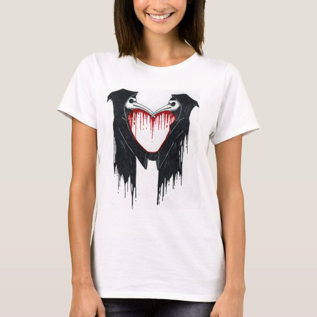 T-shirt Pour mon Valentine… (Devant)