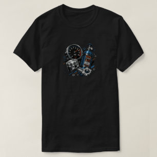 T-shirt pour passionnés de voitures graphiques Neo