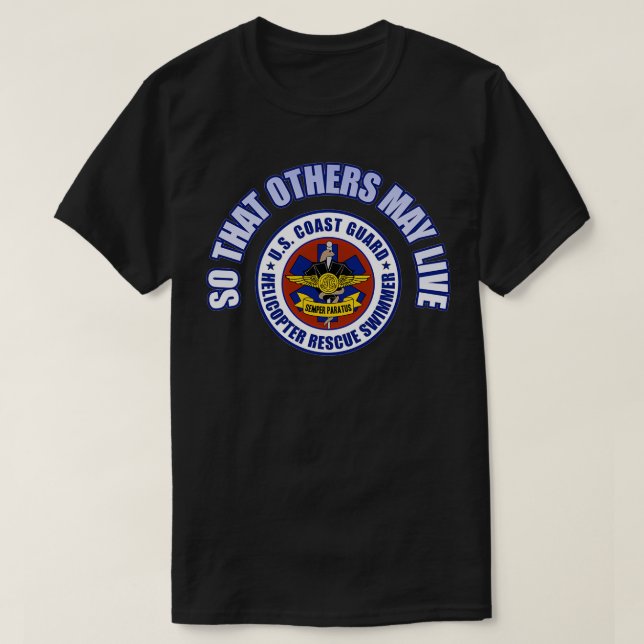 T-shirt Pour Que D'Autres Puissent Vivre Secourir Nager (Design devant)