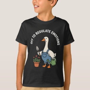 T-shirt Pour réguler les émotions Santé mentale Jardinage