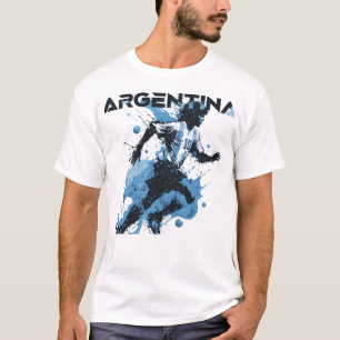 T-Shirt pour Supporters de Football Argentins Fi