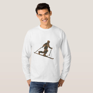 T-Shirt pour télémark rouille
