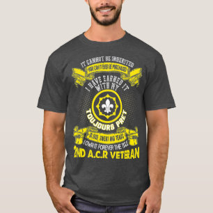 T-shirt Pour toujours Le Titre 2e Armoré Régiment de caval