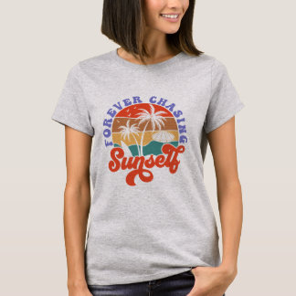 T-shirt "Pour toujours se chasser", Summer Beach,