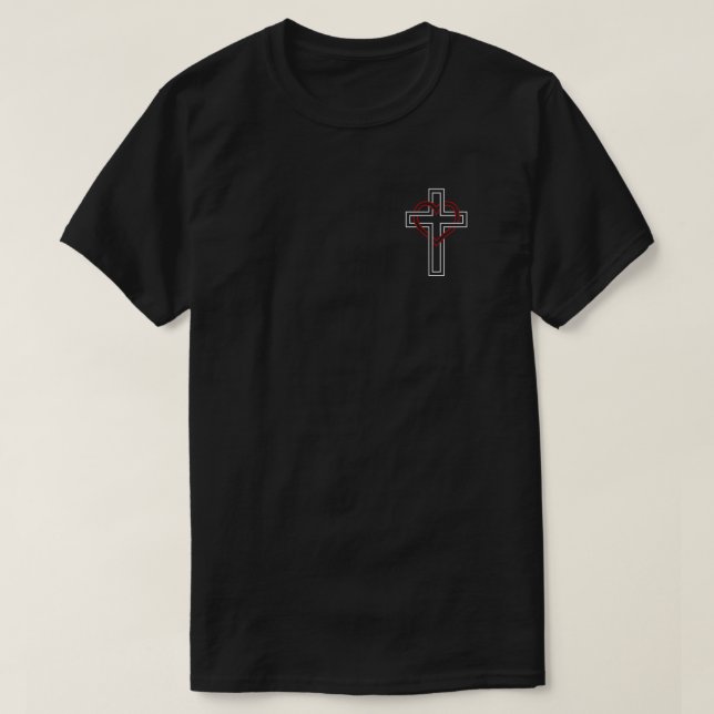 T-shirt pour toujours surmonter (Design devant)