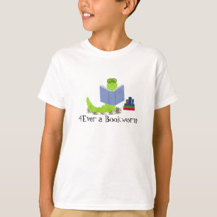 T-shirt Pour toujours un ver de livre