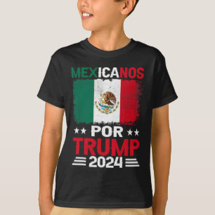 T-shirt Pour Trump 2024 Don Pro Trump - Mexicanos Por Trum