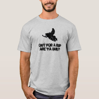 T-shirt Pour une déchirure….Snowmobile