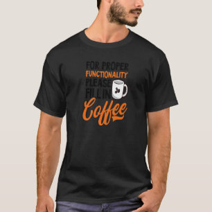 T-shirt Pour Une Fonctionnalité Appropriée Remplir Dans Co
