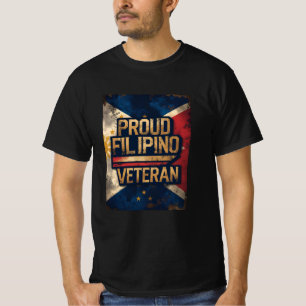 T-shirt pour vétéran philippin fier - Fierté Pinoy