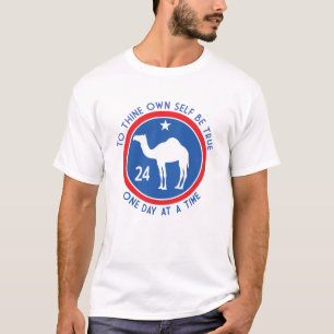 T-shirt Pour vous-même être vrai - Porto Rico Flag Logo