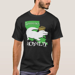 T-shirt Pourcentage de la Louisiane (alligator blanc)