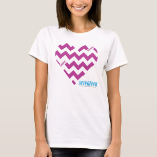 T-shirt Pourpre 2 de zigzag