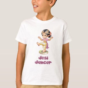 T-shirt Pourpre de danseur de Desi