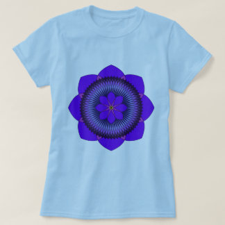 T-shirt Pourpre tripartite Lotus de 80 pétales
