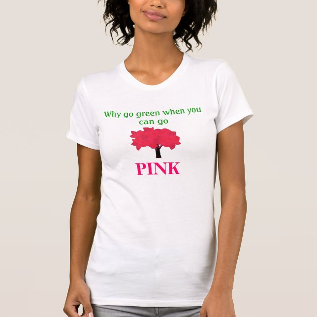T-shirt Pourquoi devenez écolo ? (Devant)