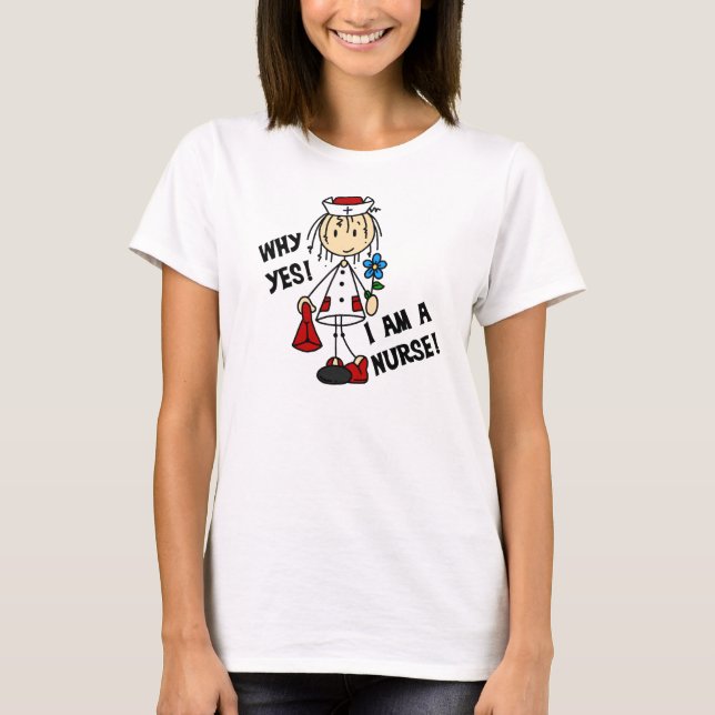T-shirt Pourquoi je suis infirmière (Devant)