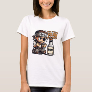 T-shirt Pourquoi le rhum est-il parti ?