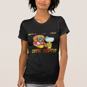 T-shirt Pourquoi ma boisson est-elle vide ?