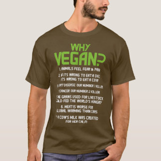 T-shirt Pourquoi végétarien végétarien végétarien végétari