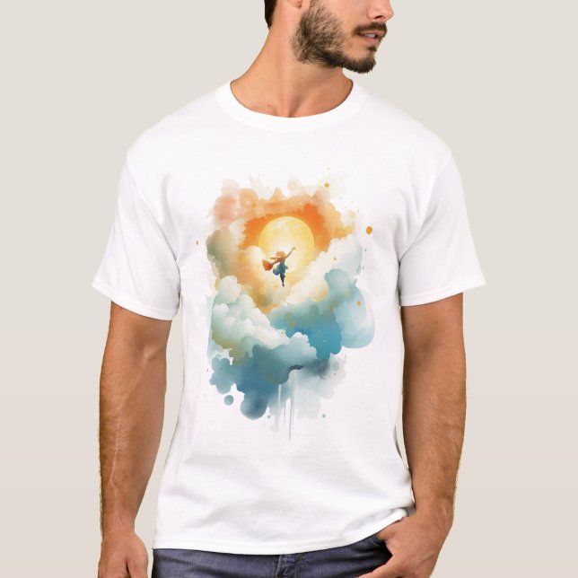 T-shirt Poursuite du Nirvana – Voyage vers la paix intérie (Devant)