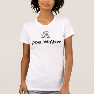 T-shirt poursuivez le logo de bande dessinée, marcheur de