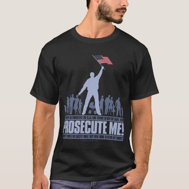 T-shirt Poursuivez-moi chemise (Devant)