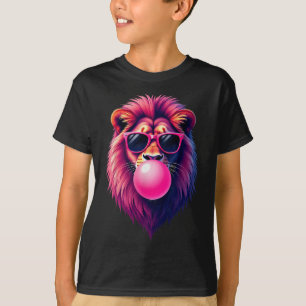 T-shirt Poussant Le Lion Rose Buble Gum