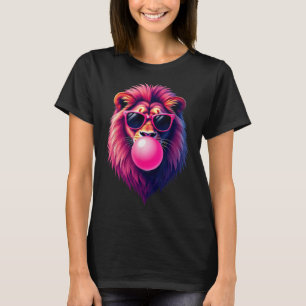 T-shirt Poussant Le Lion Rose Buble Gum