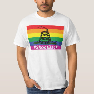 T-shirt Pousse de drapeau de serpent à sonnettes de Gadse