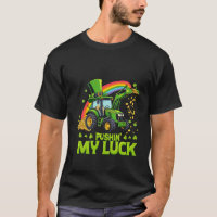 Pousser ma chance Funny Excavateur St Patrick's Da