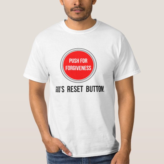 T-shirt Poussez pour le pardon (Devant)