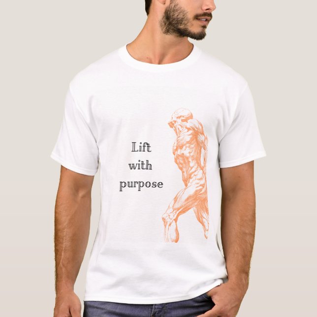 T-SHIRT POUSSEZ-VOUS À L'INTÉRIEUR (Devant)