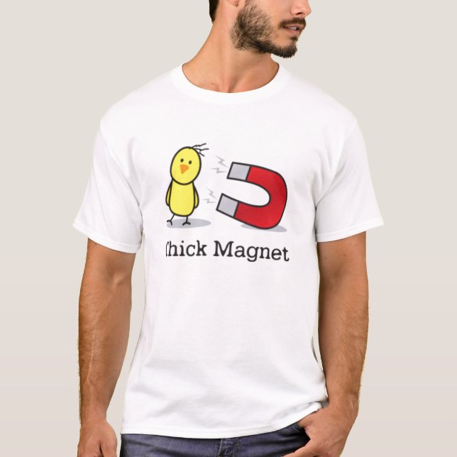 T-shirt poussin-aimant (Devant)
