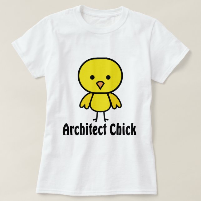 T-shirt Poussin d'architecte (Design devant)