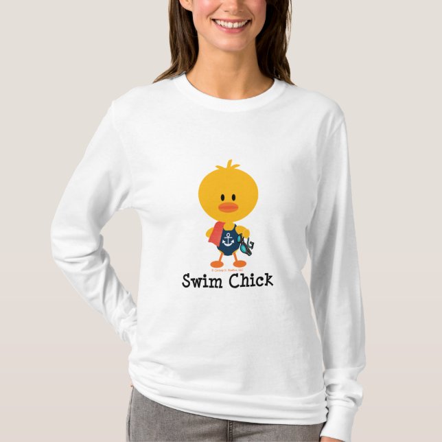 T-shirt Poussin de bain (Devant)