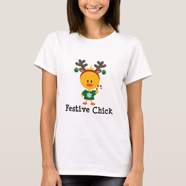 T-shirt Poussin de fête (Devant)