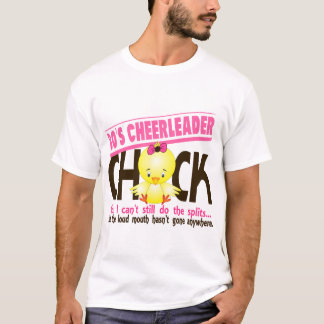 T-shirt poussin de pom-pom girl des années 80