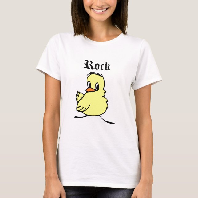 T-shirt Poussin de roche (Devant)
