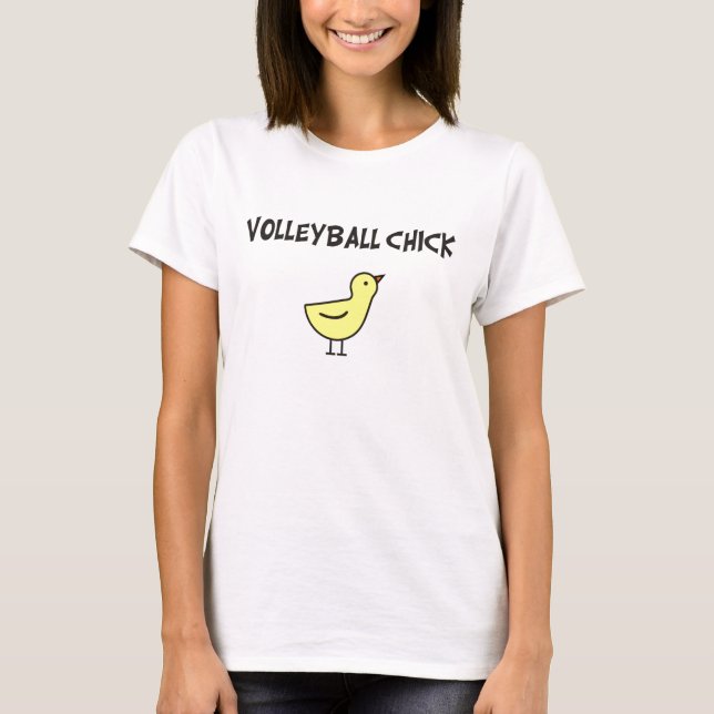 T-shirt Poussin de volleyball (Devant)