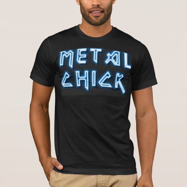 T-shirt Poussin en métal (Devant)
