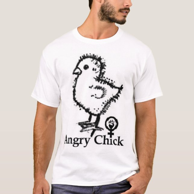 T-shirt Poussin fâché (Devant)