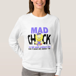 T-shirt Poussin fou dans le Cancer oesophagien de combat
