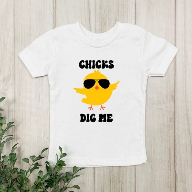 T-shirt Poussins Me Creg Cool Oiseaux de Pâques Tons Lunet (Créateur téléchargé)