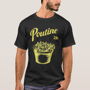 T-shirt Poutine Rétro Canada Montréal